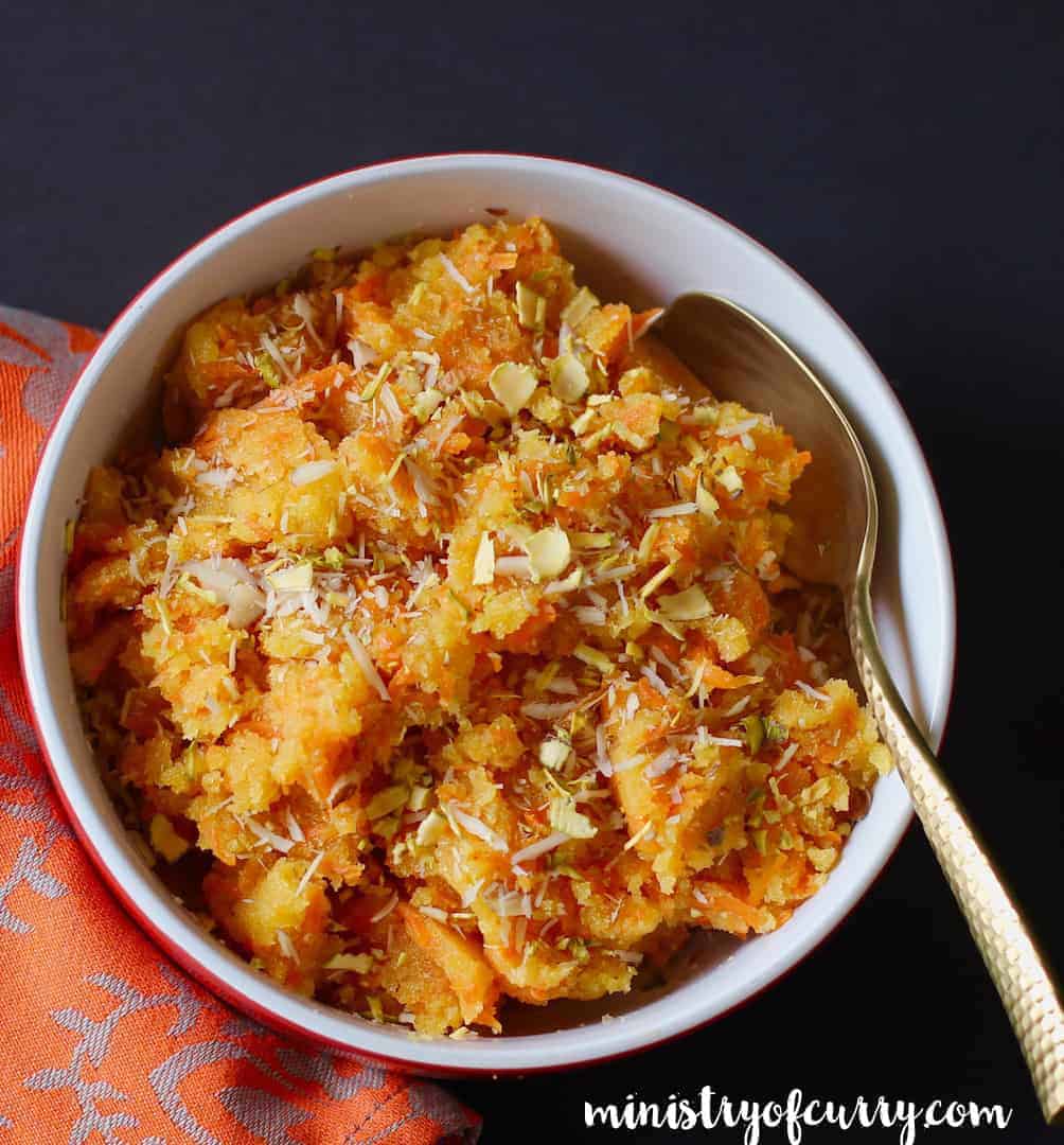 Carrot Sheera   Gajar Sooji Ka Halwa - 66