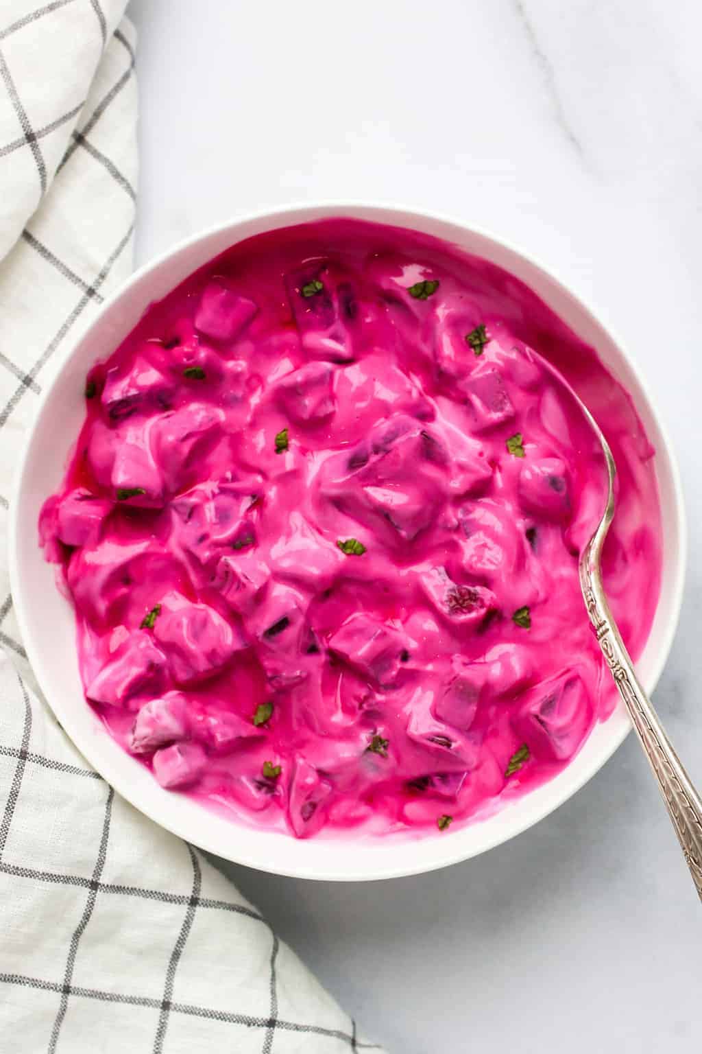 Beet and cucumber raita - Ministry of Curry