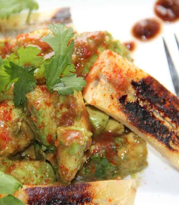 Banana avocado chaat