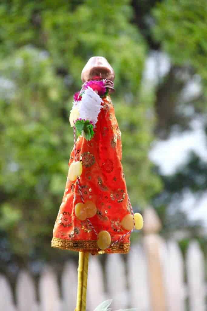 Gudi, a decorative stick for Indian festival