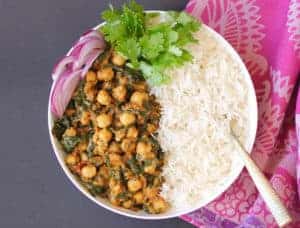chana saag instant pot