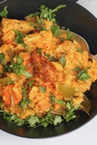Bisi Bele Bhath served in a bowl