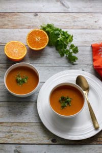 citrusy lentil soup