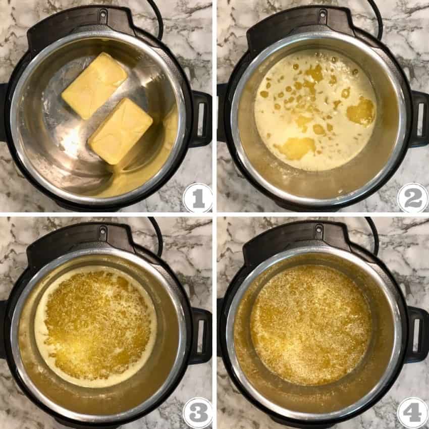 melting butter in Instant Pot 