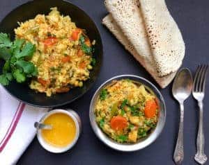 Mixed Lentils & Vegetable Khichadi