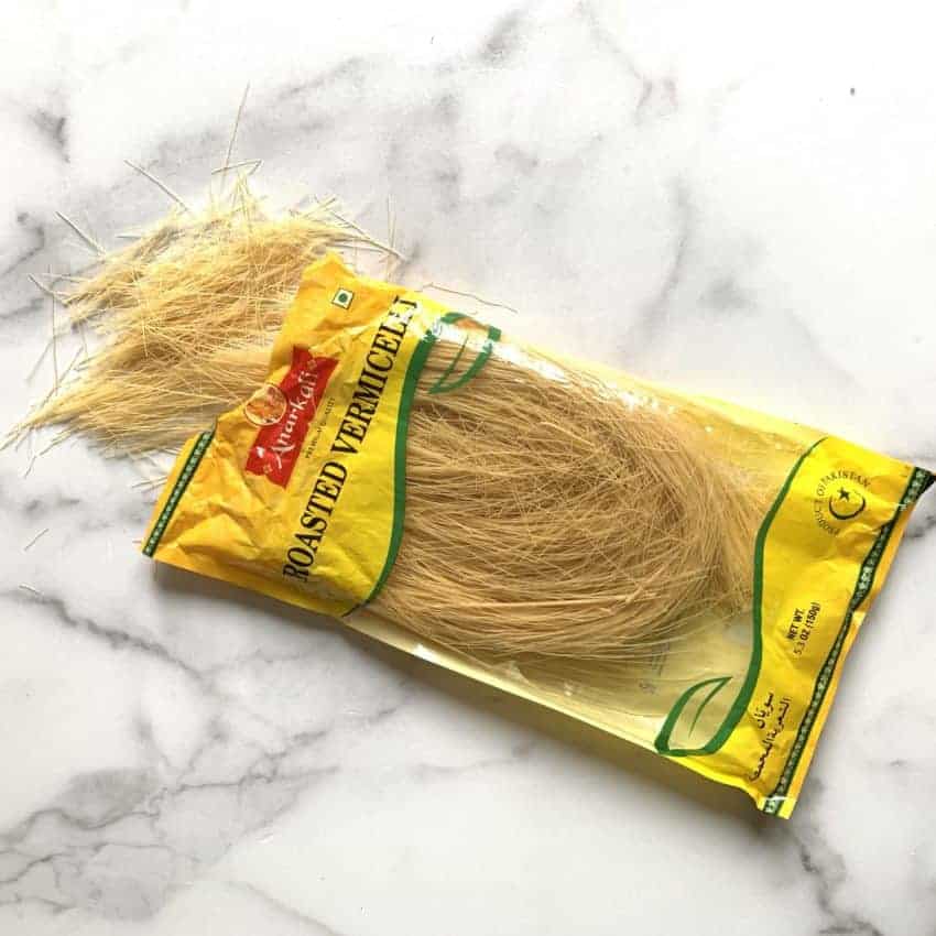 pack of thin roasted vermicelli