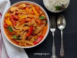 thai red curry chicken