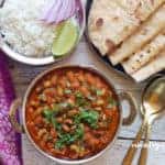 black eyed peas curry with rice