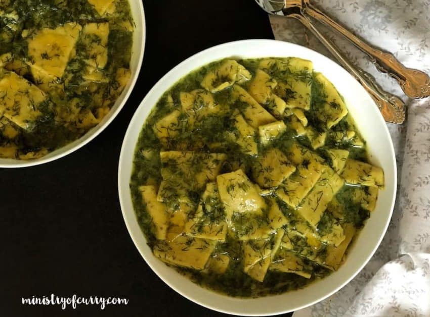 Instant Pot Dill Dhokli Homemade Noodles in dill Ministry of Curry