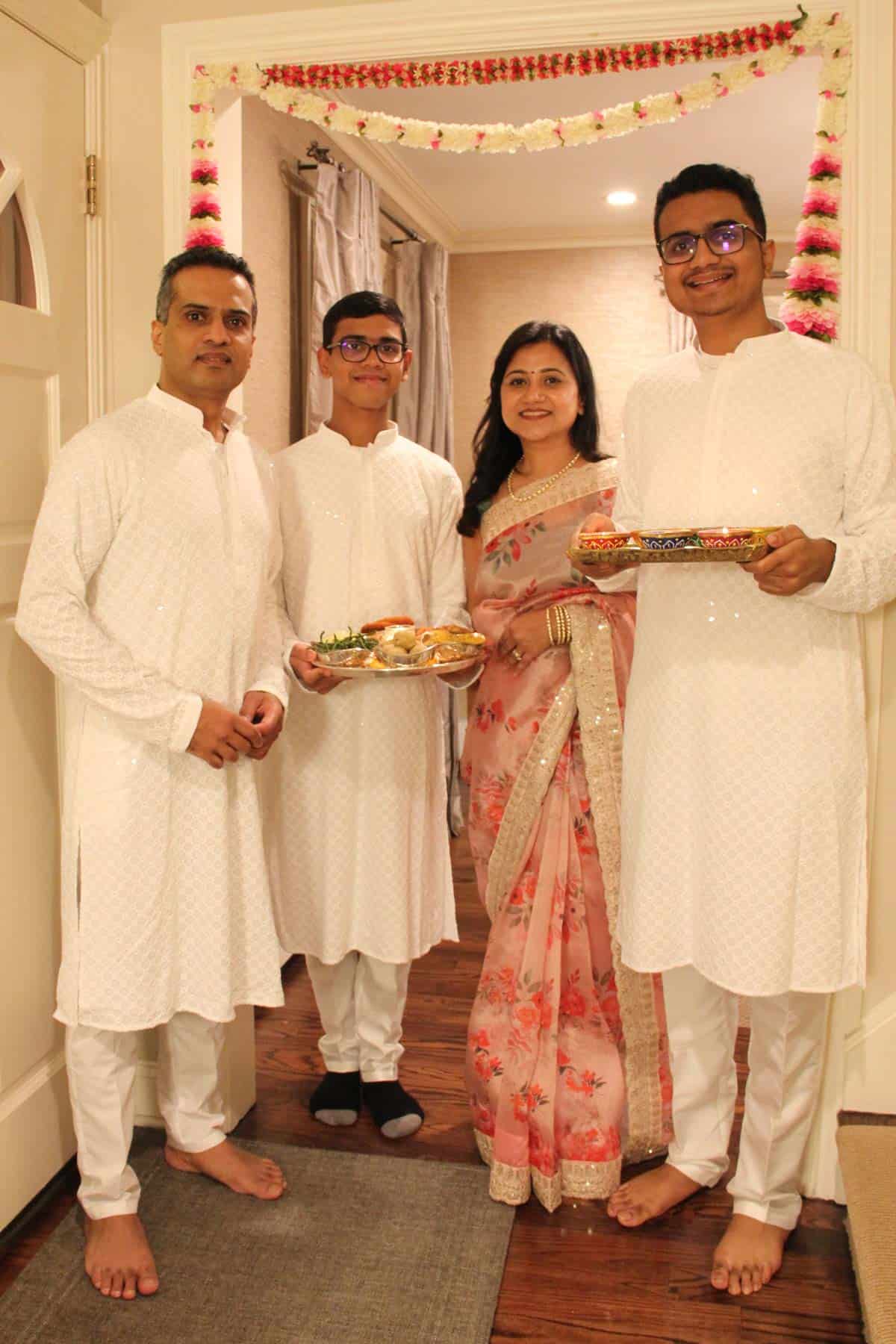 Diwali family celebrations