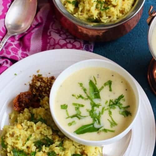 Mixed Lentils Khichdi with Kadhi