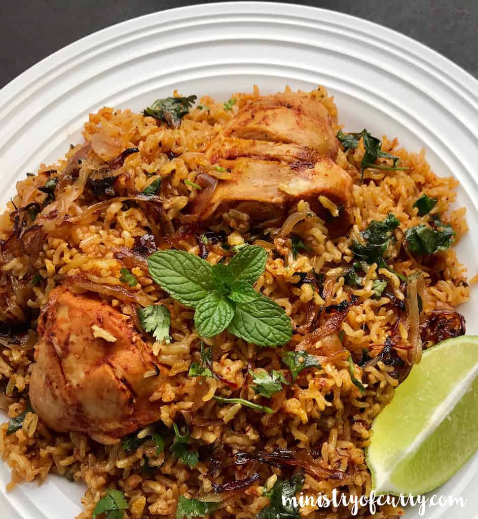 Instant pot chicken biryani recipe