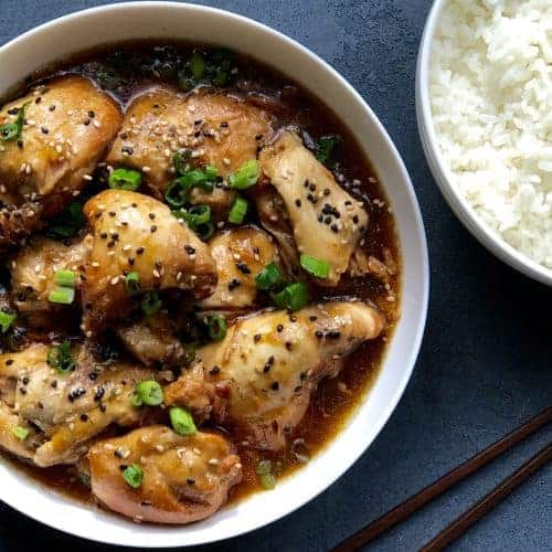 Instant Pot Chicken Teriyaki - with pot in pot rice (Video)- Ministry ...