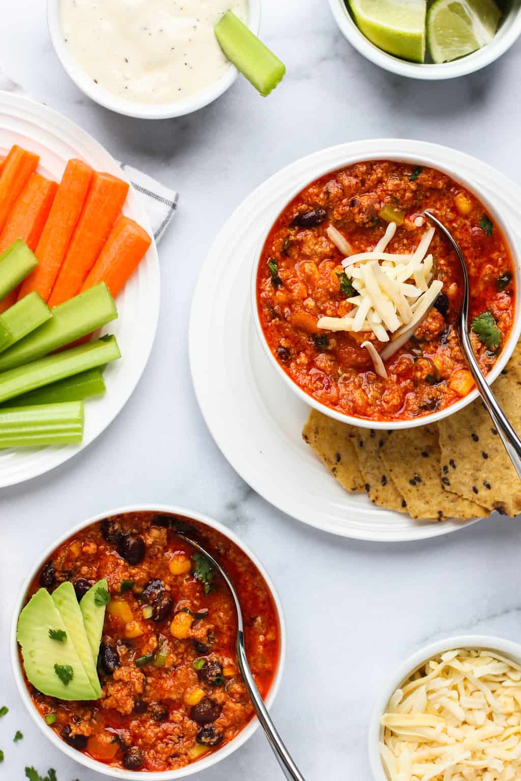 Quick & Easy Instant Pot Buffalo Chicken Chili Ministry of Curry