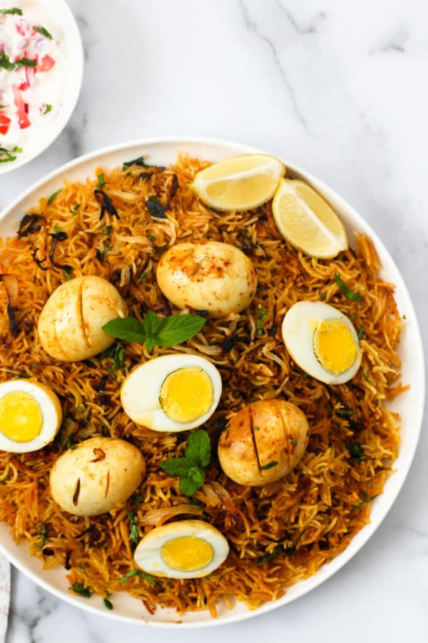 Easy and authentic Instant Pot Egg Biryani - Ministry of Curry