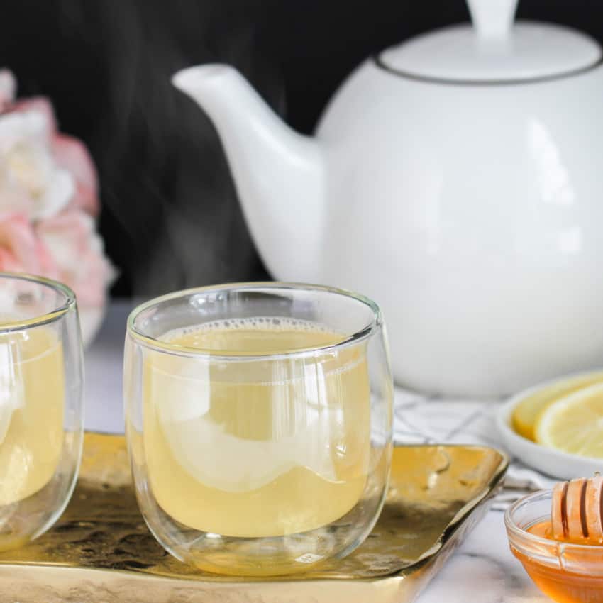 honey lemon ginger tea 