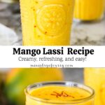 PInterest pin collage for mango lassi