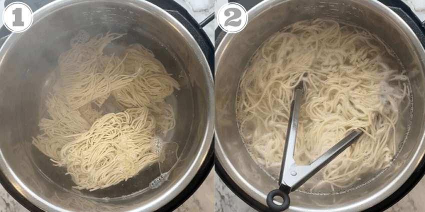 boiling noodles 