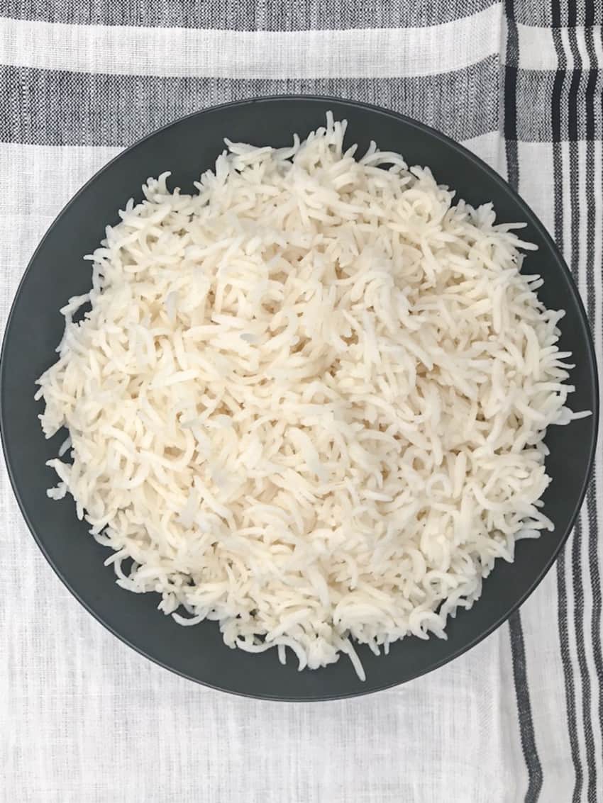 Basmati Rice in a bowl 