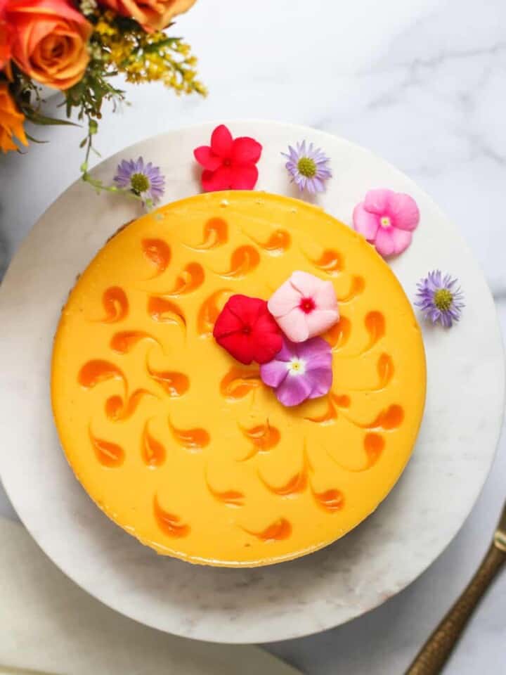 mango cheesecake