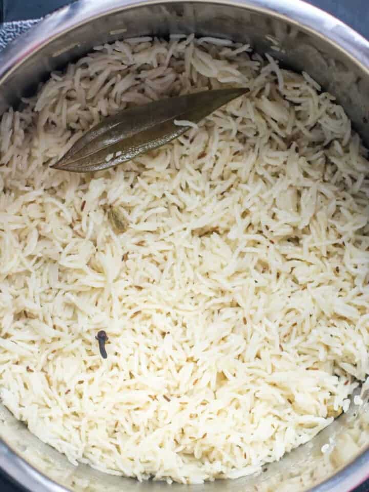 Instant Pot cumin rice