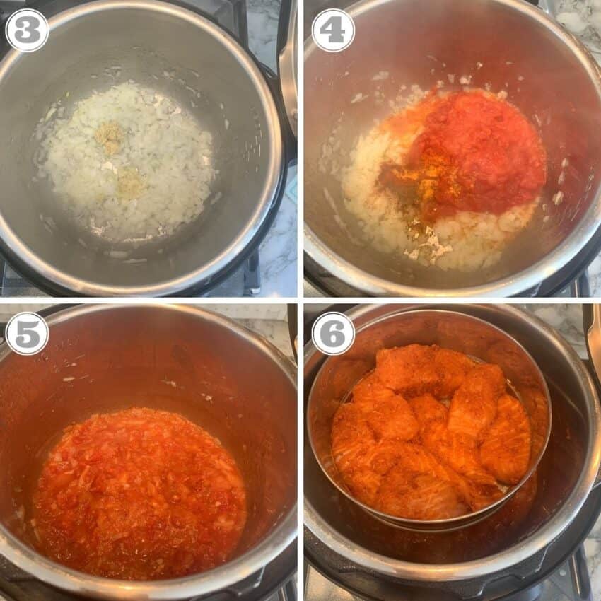 How to make Salmon Tikka Masala in the Instant Pot 