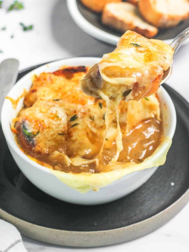 Instant Pot French Onion Soup - Vegetarian Recipe