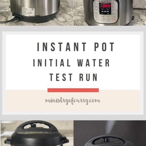 Instant Pot water test photos