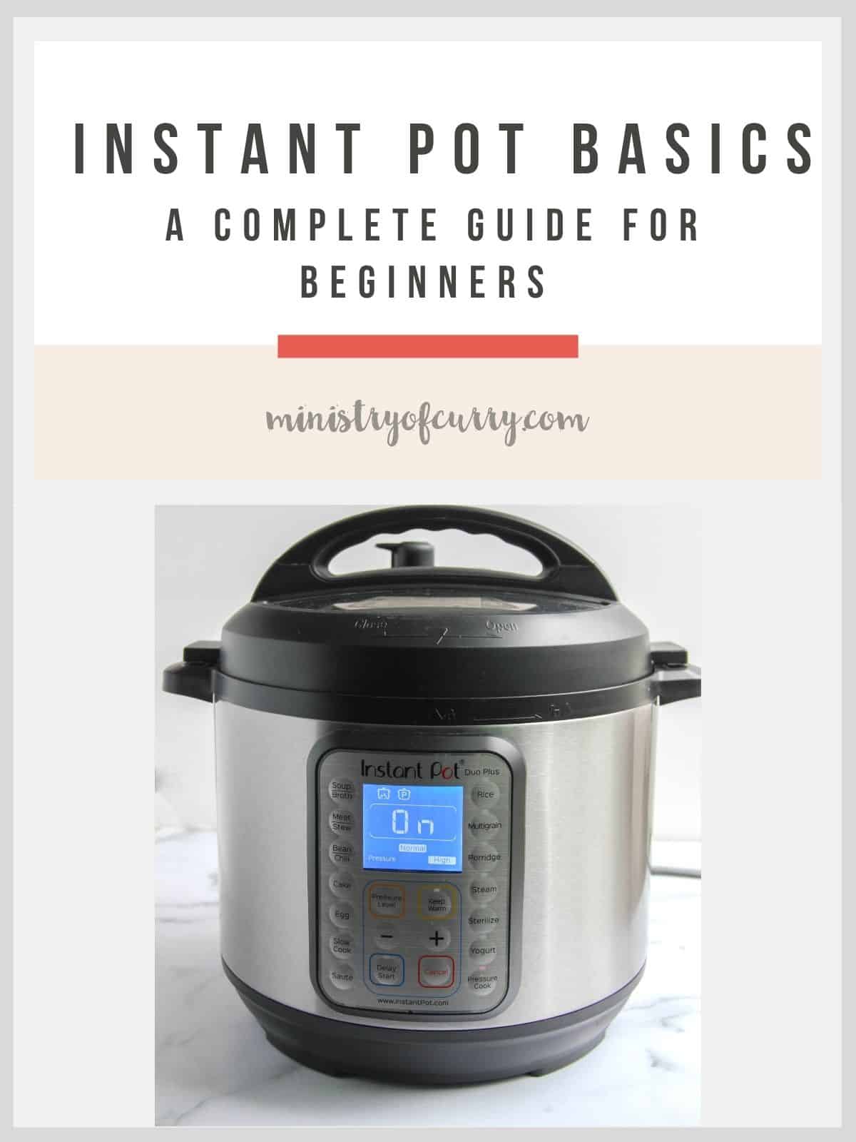 Instant Pot Basics Complete Guide For Beginners Ministry of Curry