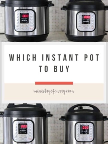 collage of instant pots