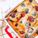 baked oats with berries