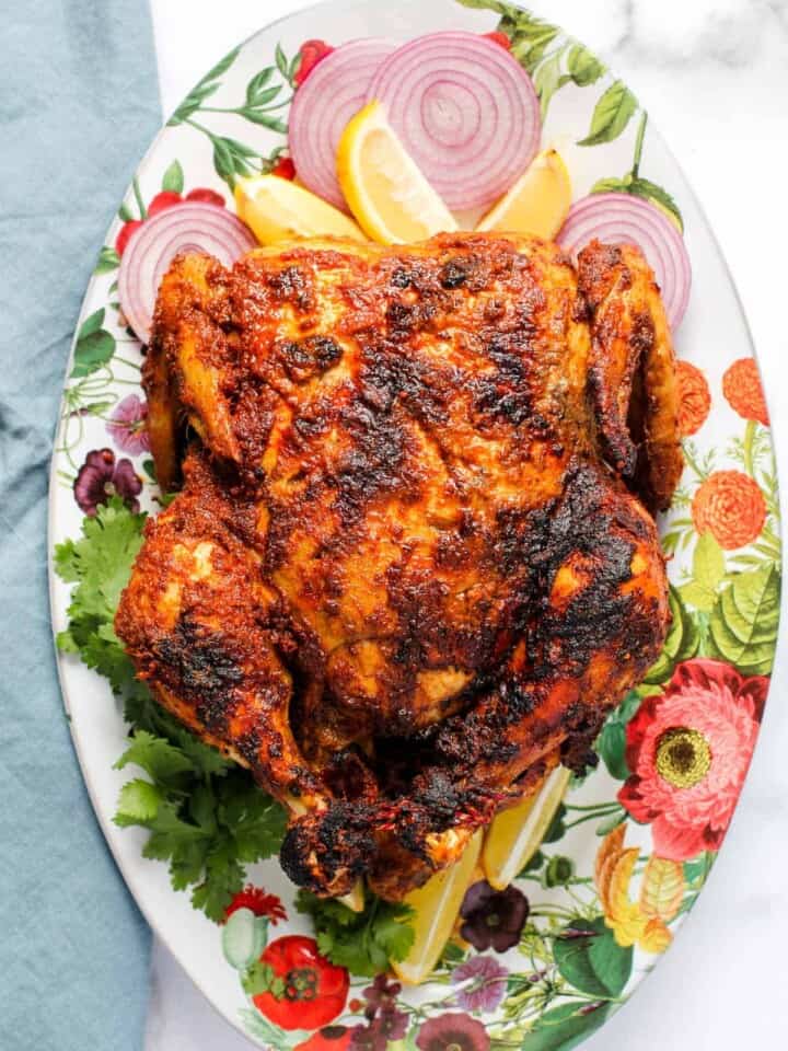 air fried whole chicken