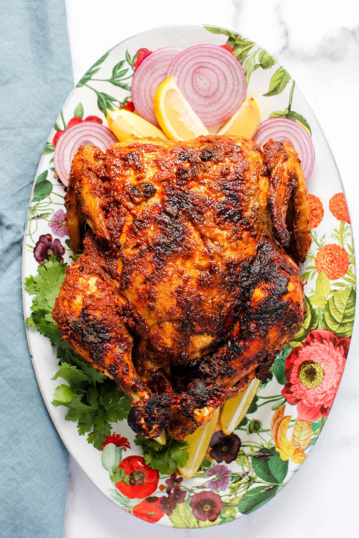 air fried whole chicken
