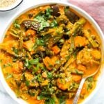 pinterest pin with photo of bhogichi bhaji