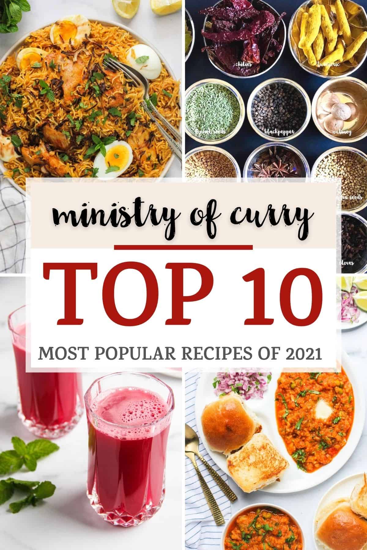 Top 10 recipes of 2021