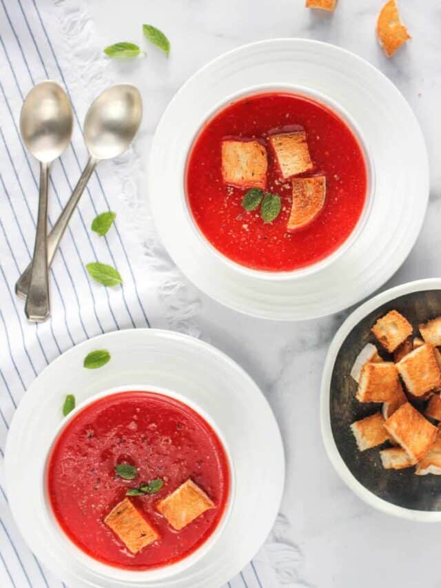 Instant Pot Tomato And Beet Soup
