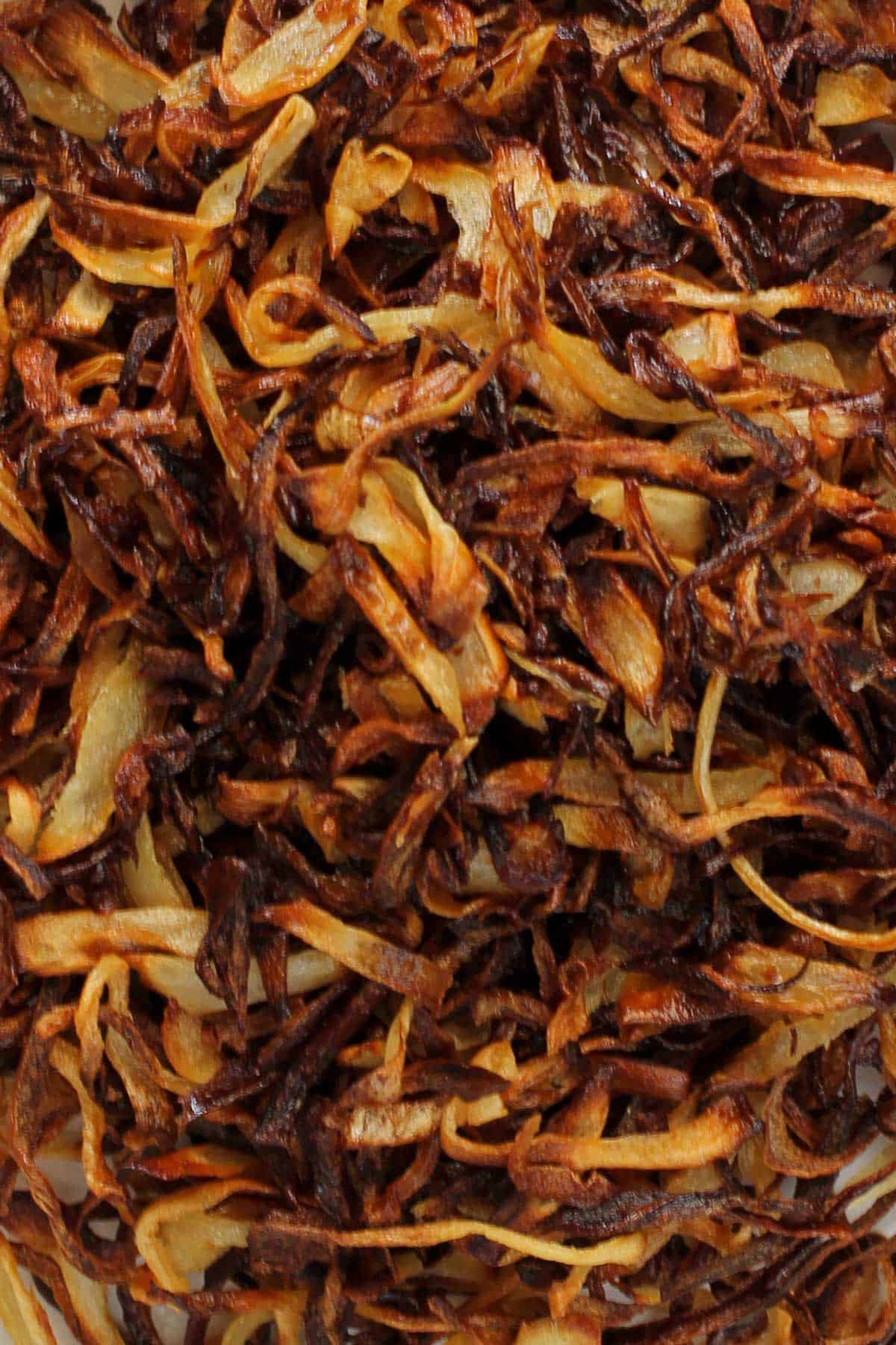 close up photo of fried onions 