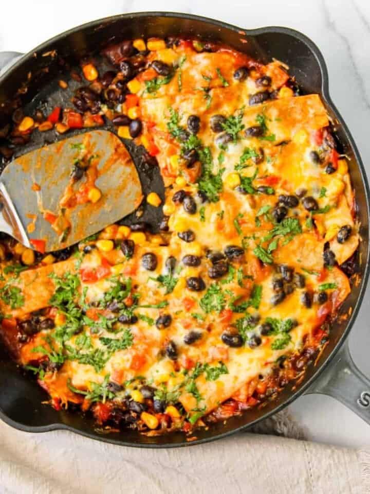 skillet enchiladas