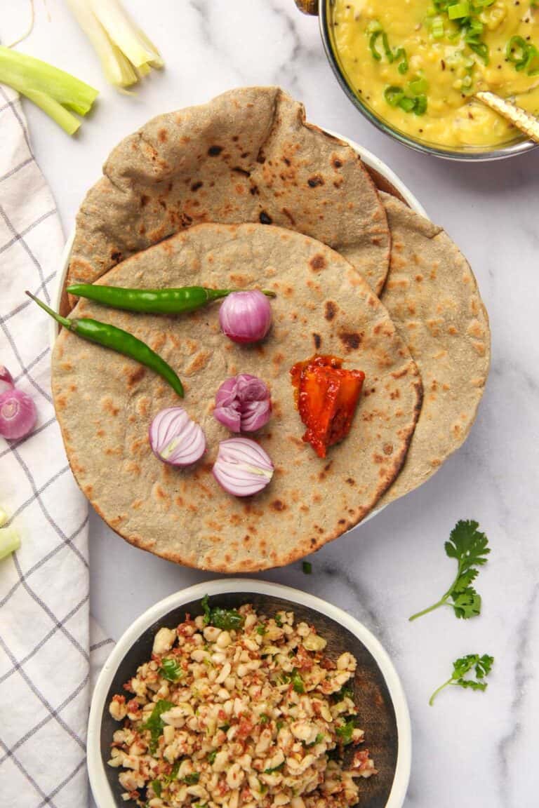 Bhakri Rice Roti Bajra Roti | Bajri Chi Bhakri Recipe - Ministry of Curry