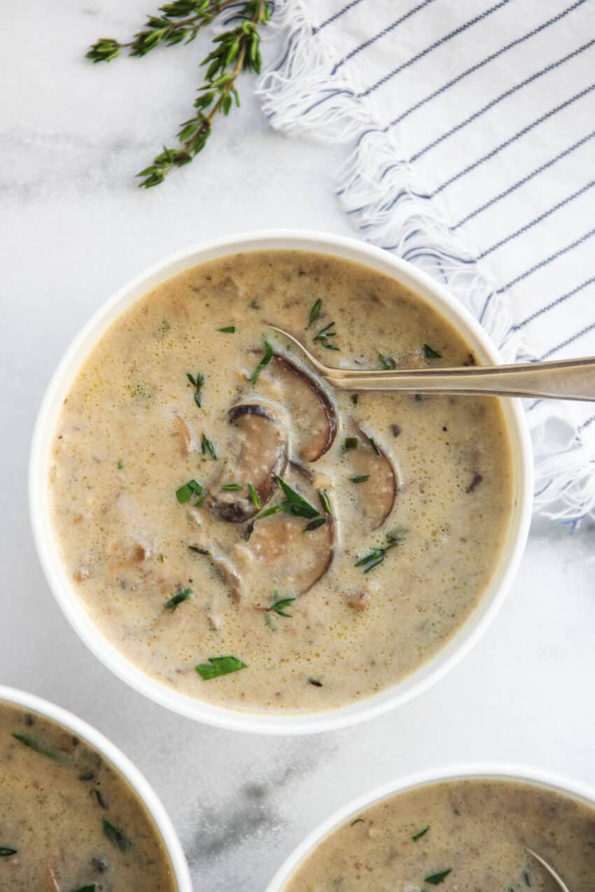 Mushroom Soup (Instant Pot & Stovetop) Ministry of Curry