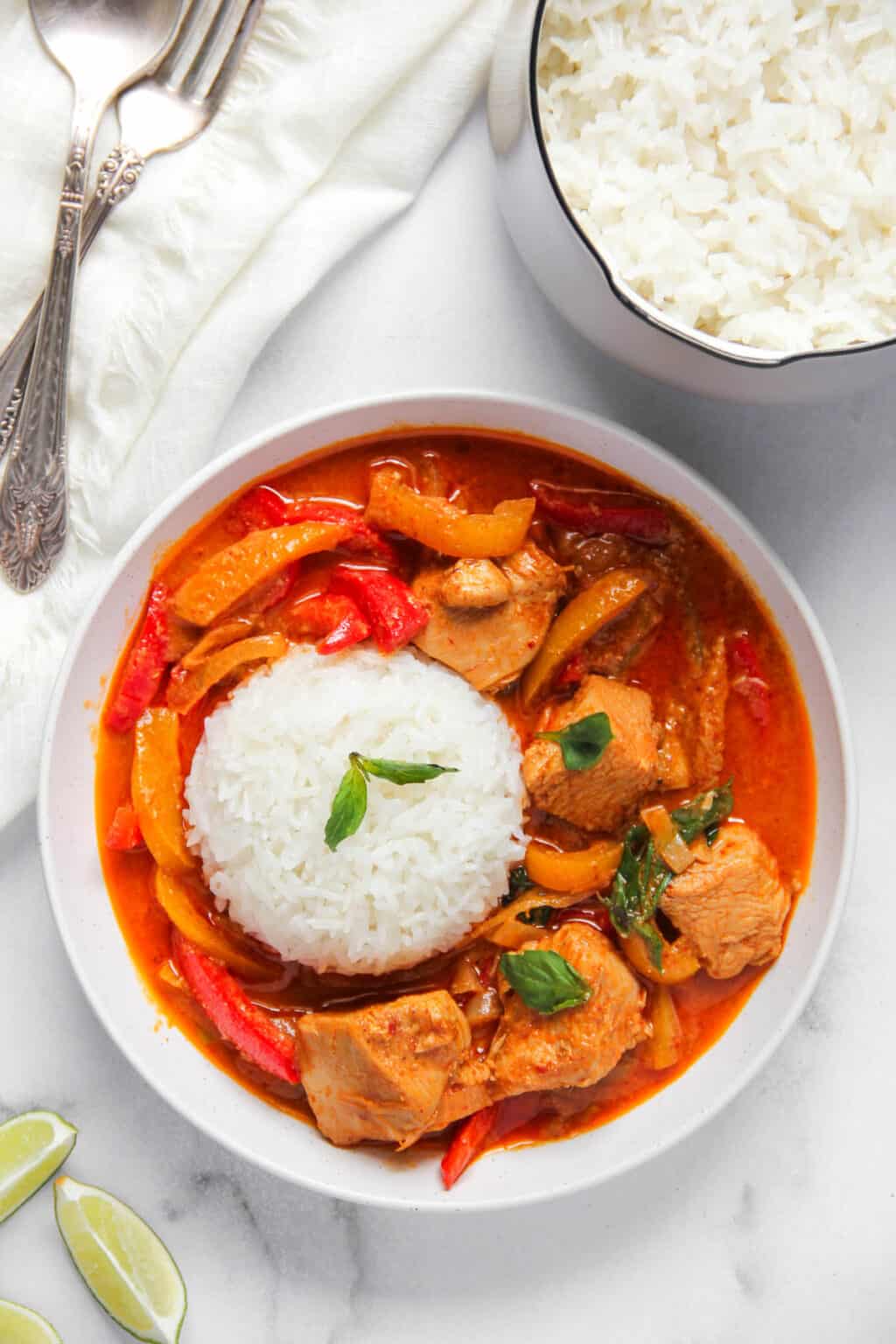 Thai Panang Curry with Chicken Instant Pot & Stovetop Recipe