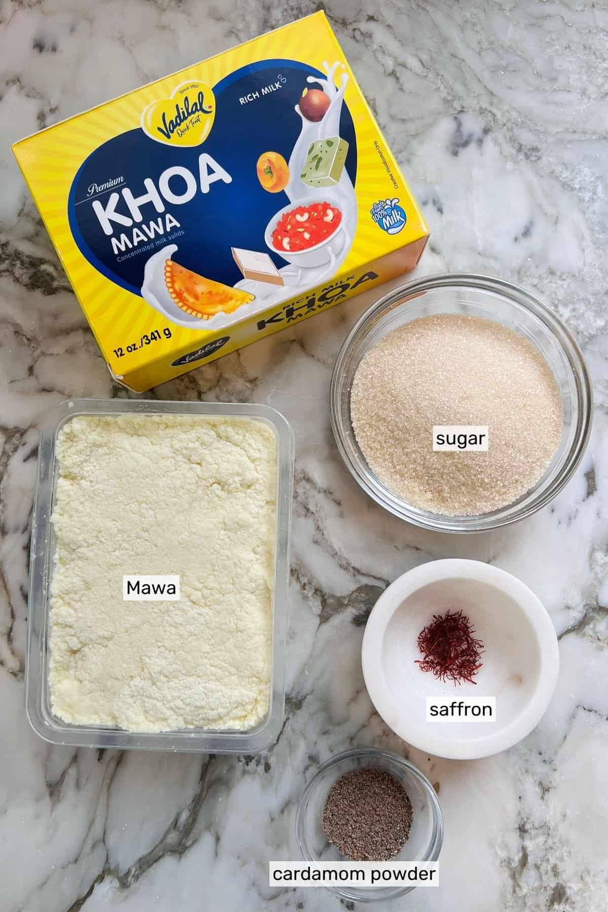 ingredients for Mawa Modak 