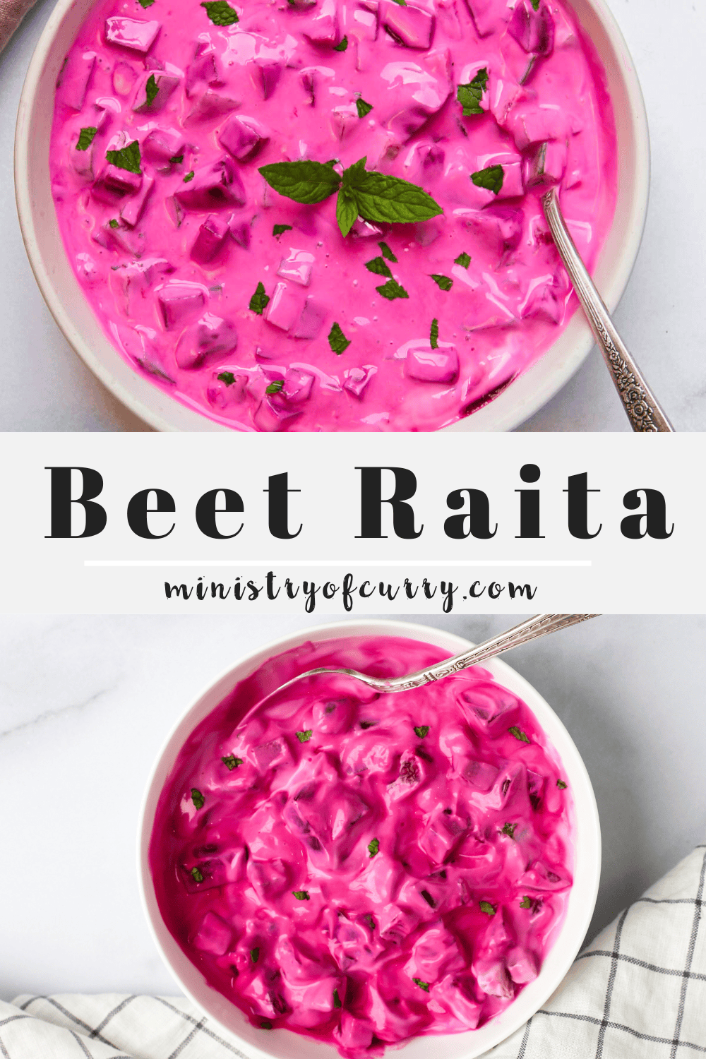 Beet and cucumber raita - Ministry of Curry