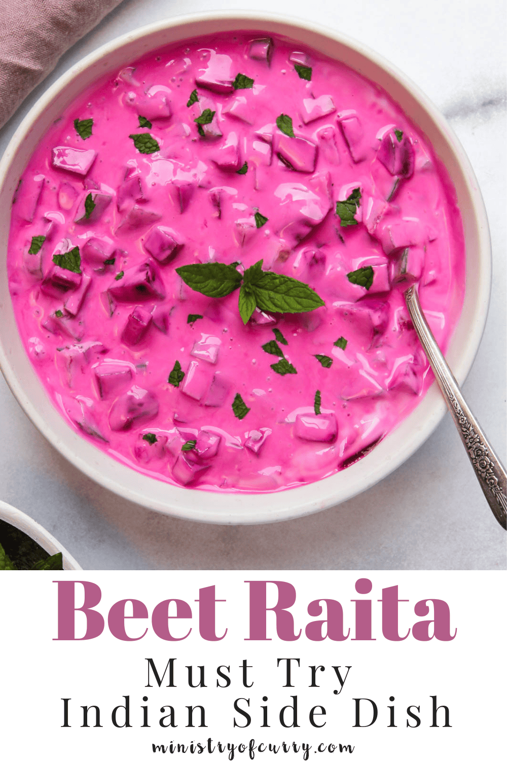 Beet and cucumber raita - Ministry of Curry