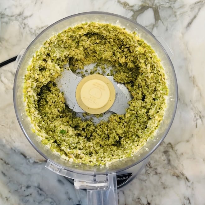 processed mung beans.