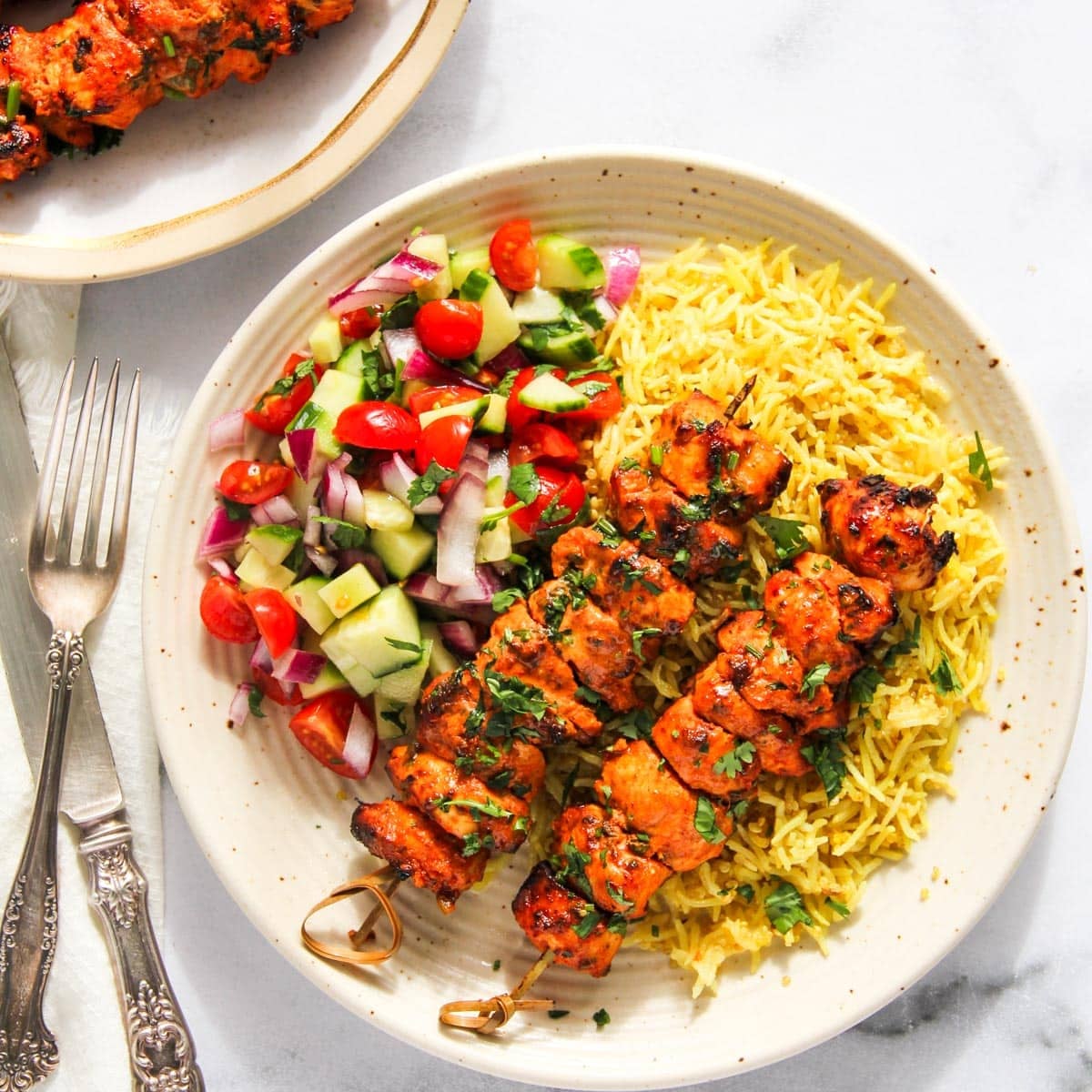 Butter Chicken Skewers