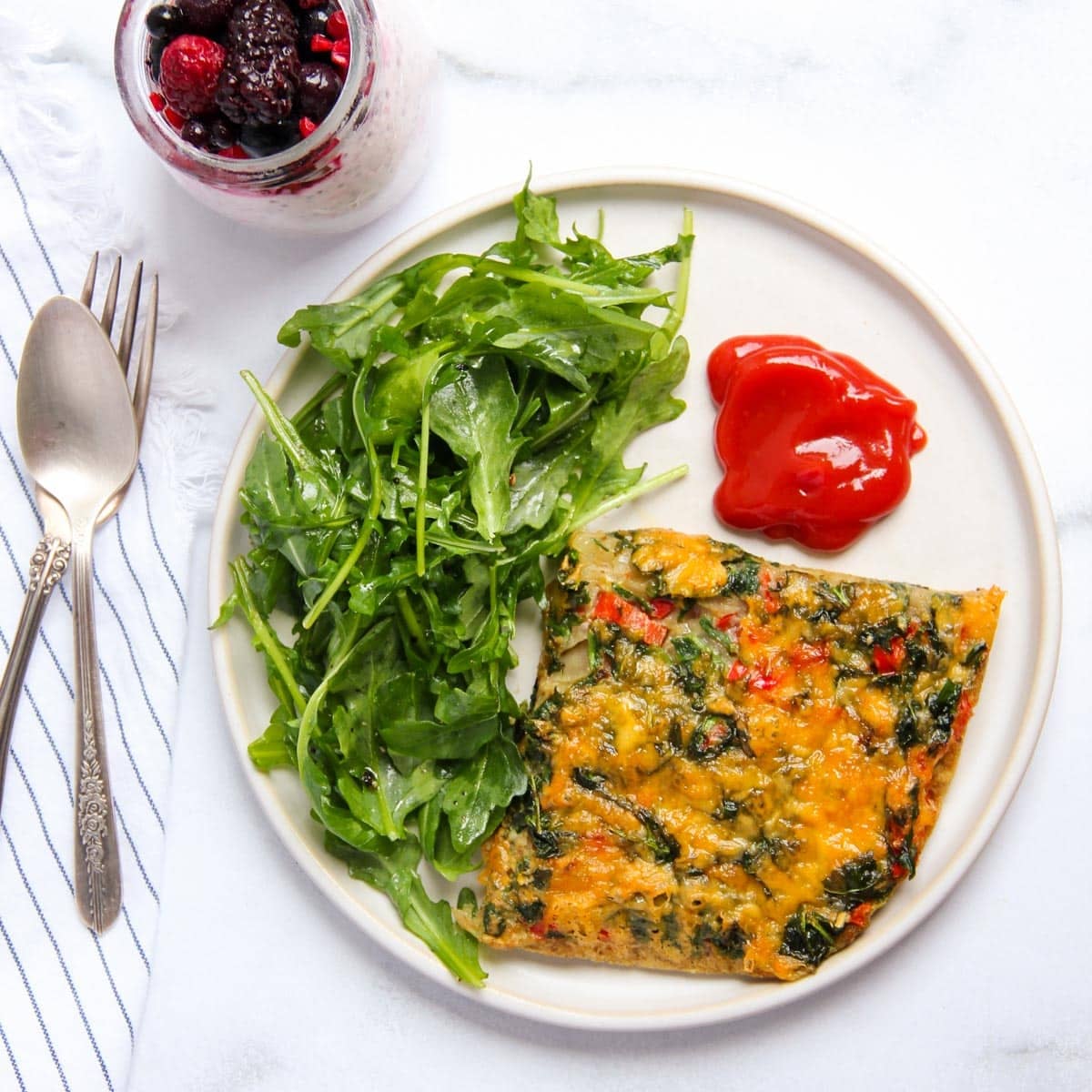 Eggless Veggie Bake (Indian Moong Dal Bake)
